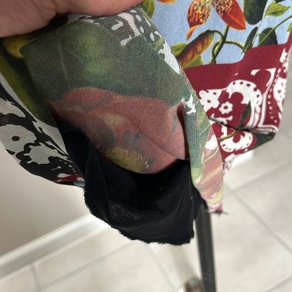 Louisiana Lined Combo Print Long Sleeve Crew Neck Dress size L- EUC - Picture 10 of 16